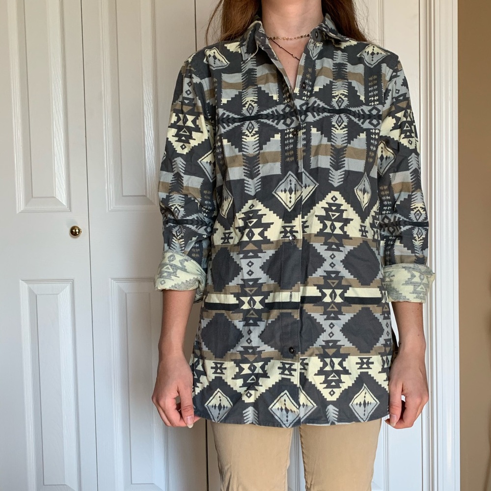 Woolrich Aztec Button Down